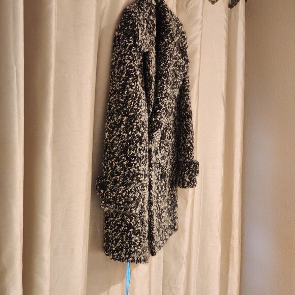 Excellent  Diane Von Furstenberg Peacoat Double Breasted Boucle Loop - Picture 2 of 12